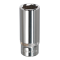 Fully Polished Deep Socket 1/4"Sq Drive 14mm SP1414D