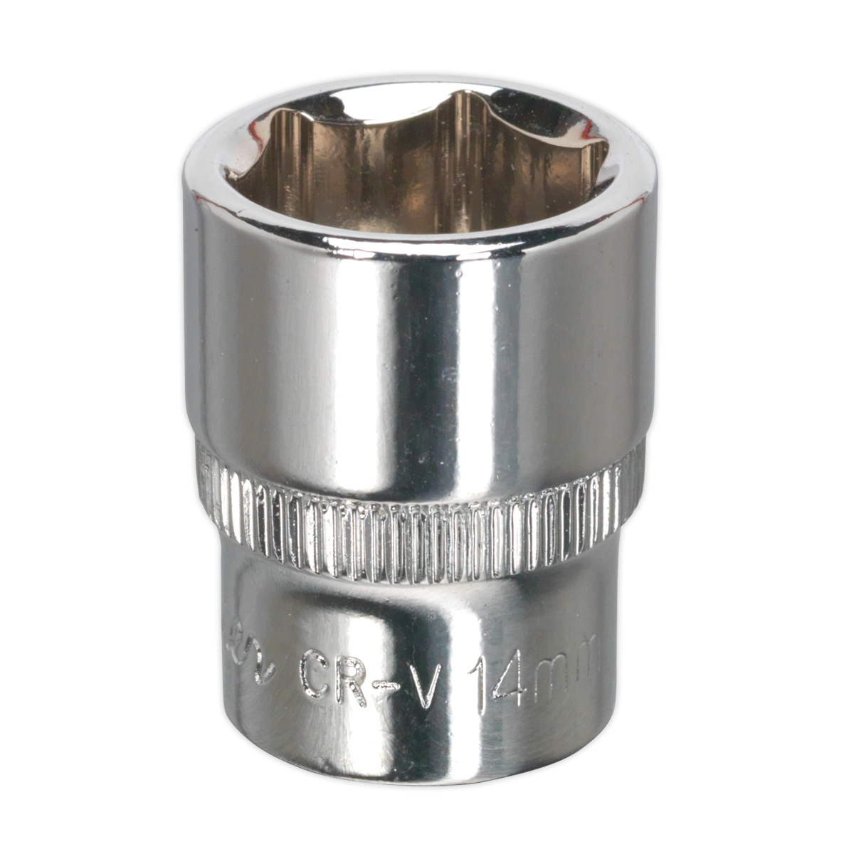 Fully Polished Socket 1/4"Sq Drive 14mm SP1414