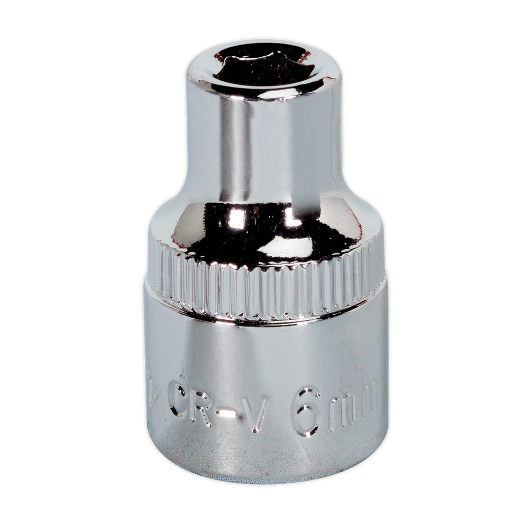 Fully Polished Socket 3/8"Sq Drive 6mm SP3806