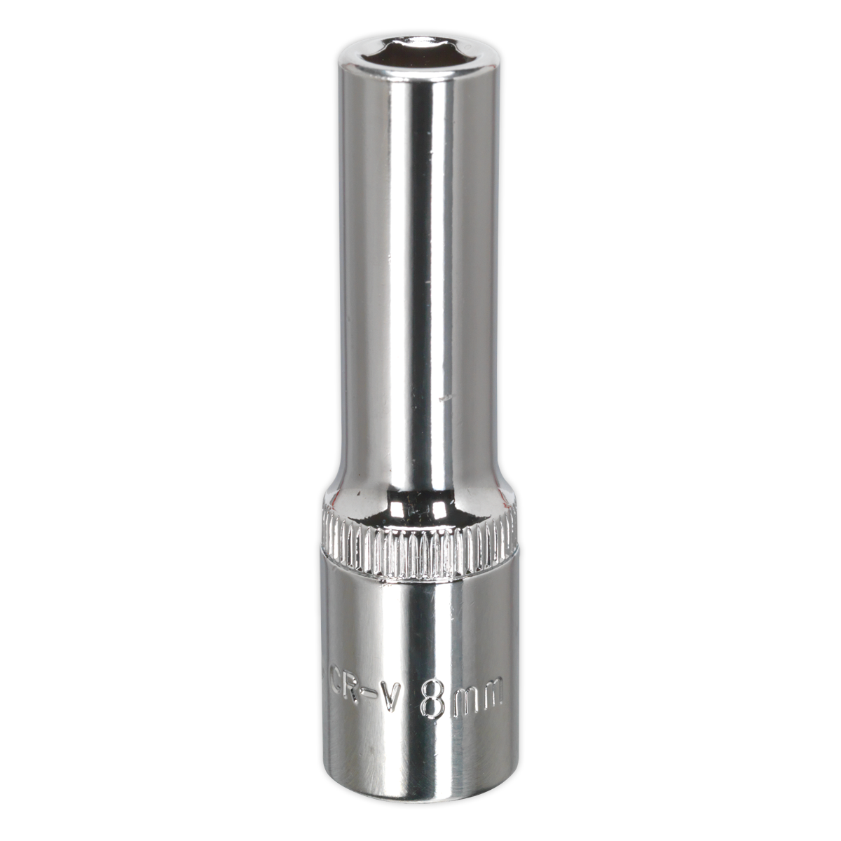 Fully Polished Deep Socket 3/8"Sq Drive 8mm SP3808D