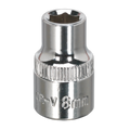 Fully Polished Socket 3/8"Sq Drive 8mm SP3808