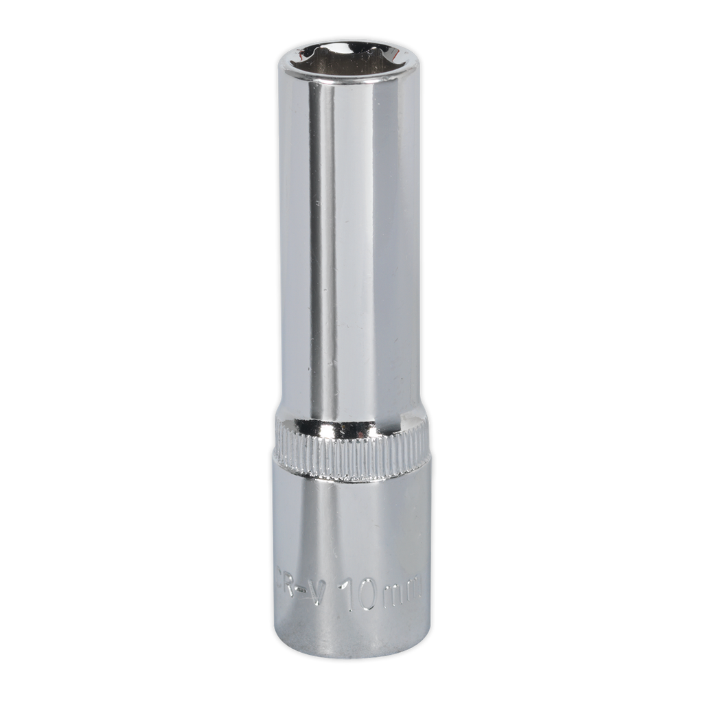 Fully Polished Deep Socket 3/8"Sq Drive 10mm SP3810D