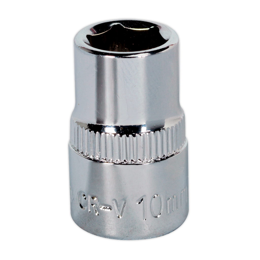 Fully Polished Socket 3/8"Sq Drive 10mm SP3810