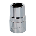 Fully Polished Socket 3/8"Sq Drive 10mm SP3810