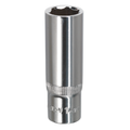 Fully Polished Deep Socket 3/8"Sq Drive 14mm SP3814D