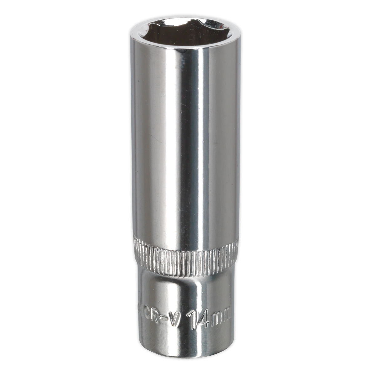 Fully Polished Deep Socket 3/8"Sq Drive 14mm SP3814D