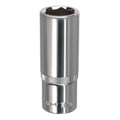 Fully Polished Deep Socket 3/8"Sq Drive 17mm SP3817D