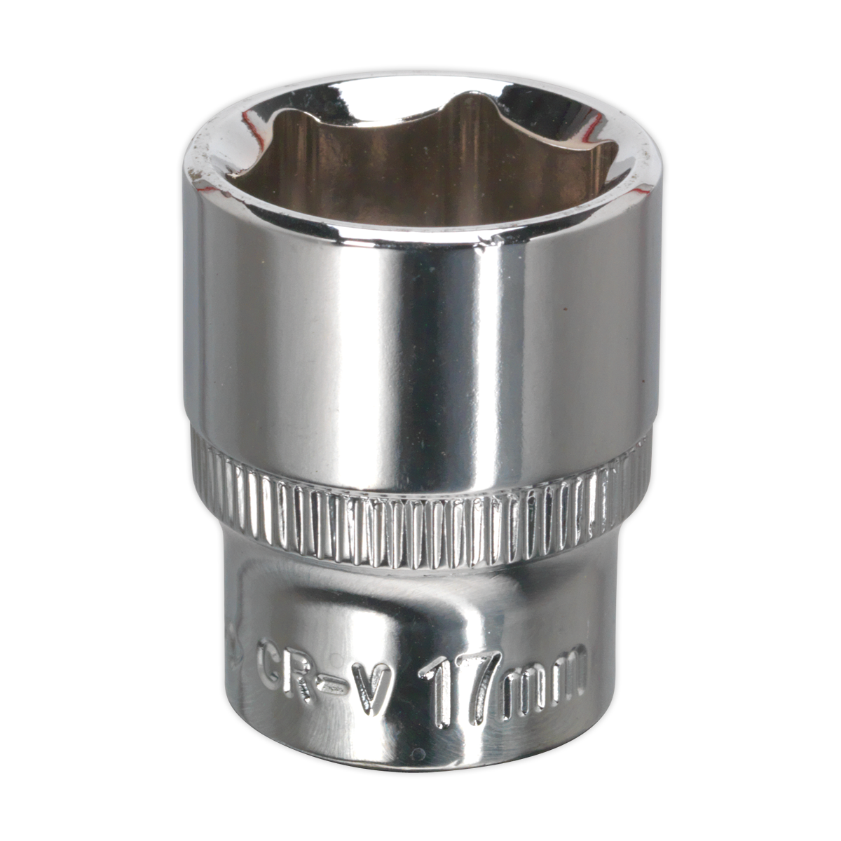 Fully Polished Socket 3/8"Sq Drive 17mm SP3817