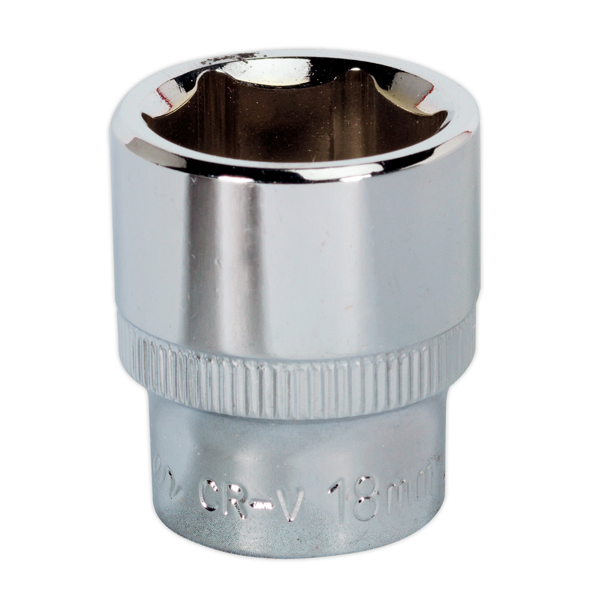 Fully Polished Socket 3/8"Sq Drive 18mm SP3818
