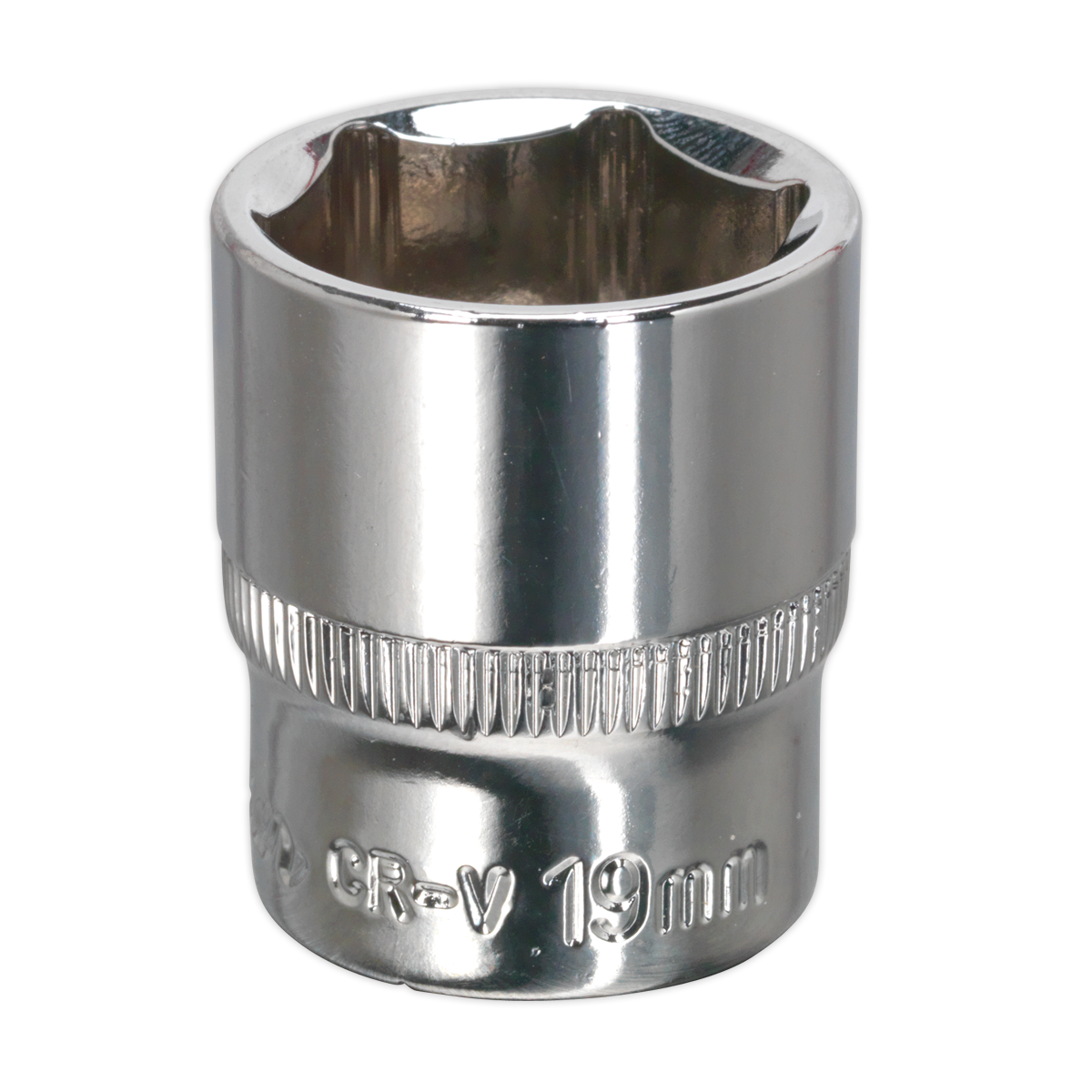 Fully Polished Socket 3/8"Sq Drive 19mm SP3819