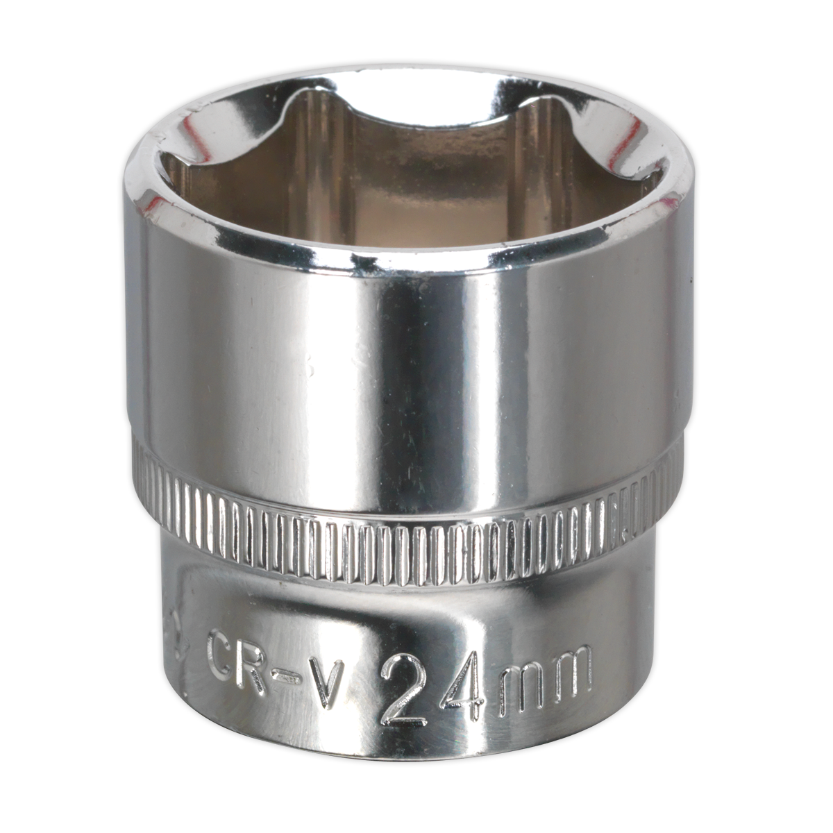 Fully Polished Socket 3/8"Sq Drive 24mm SP3824