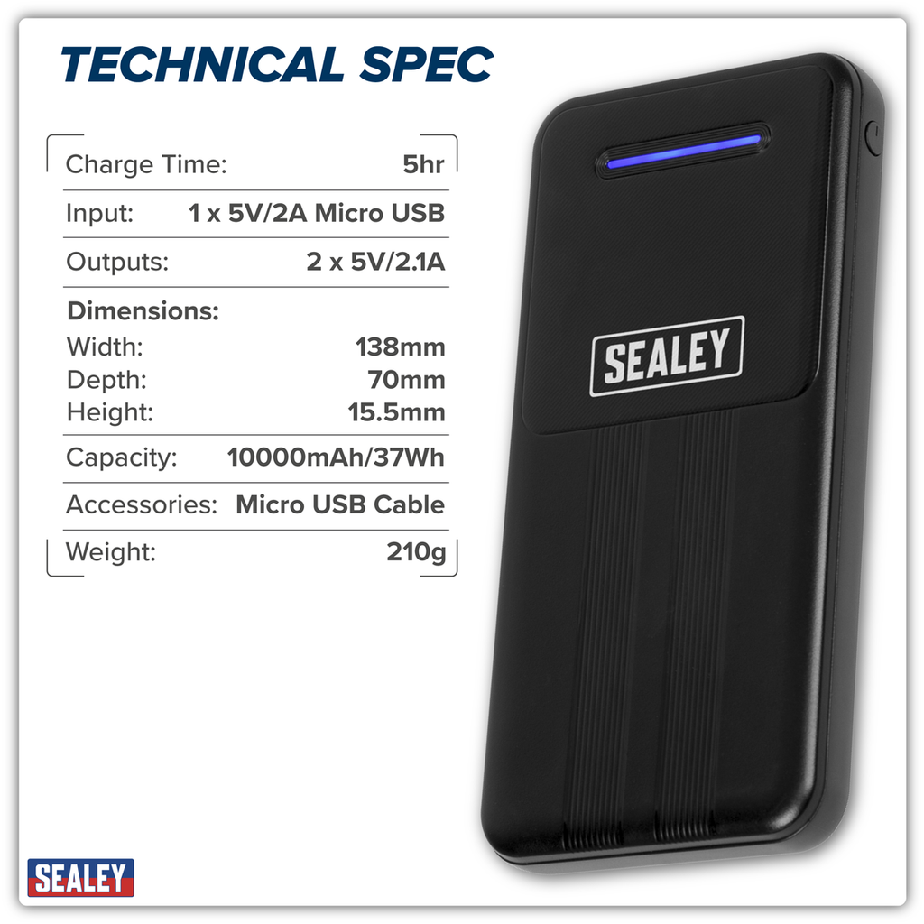 Portable Power Bank 10W 10000mAh SPB101