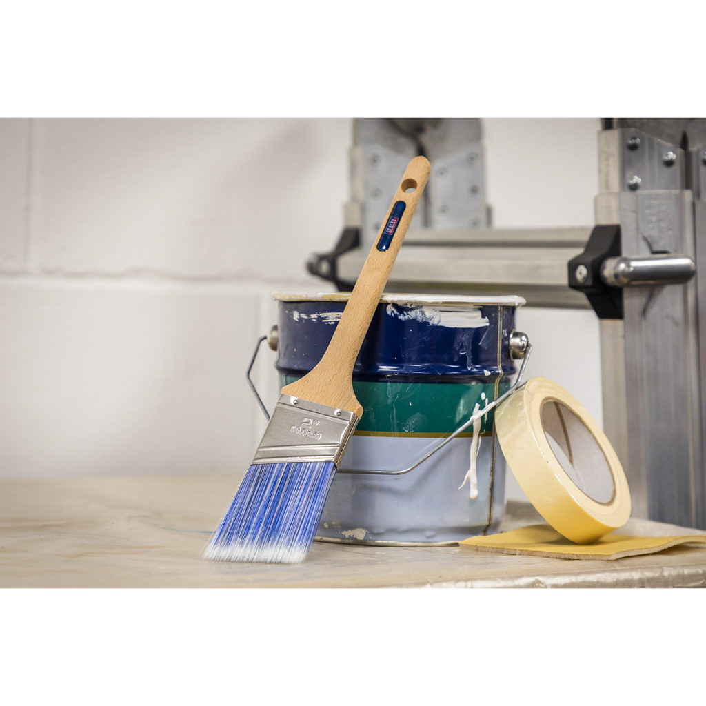 Wooden Handle Cutting-In Paint Brush 50mm SPBA50
