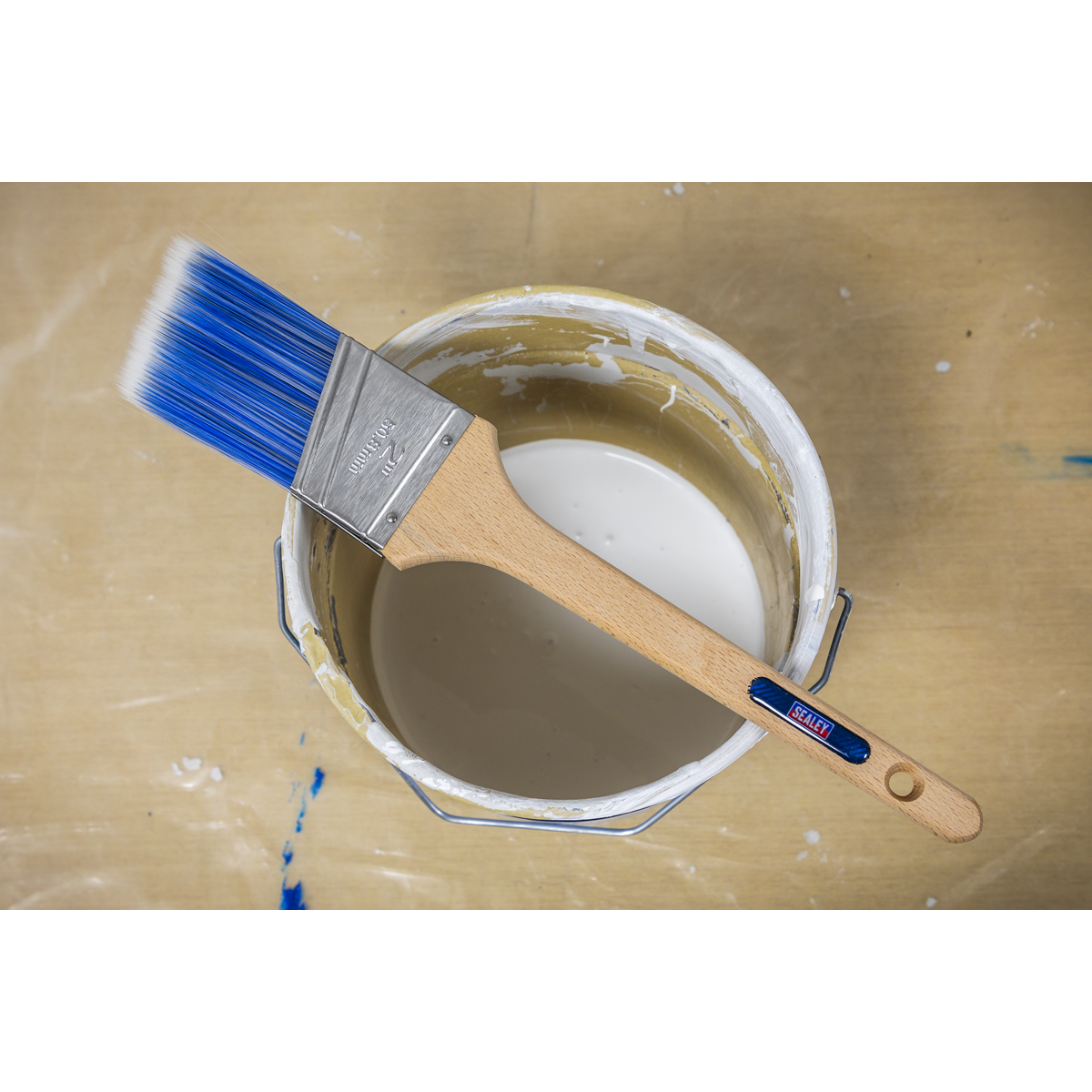 Wooden Handle Cutting-In Paint Brush 50mm SPBA50