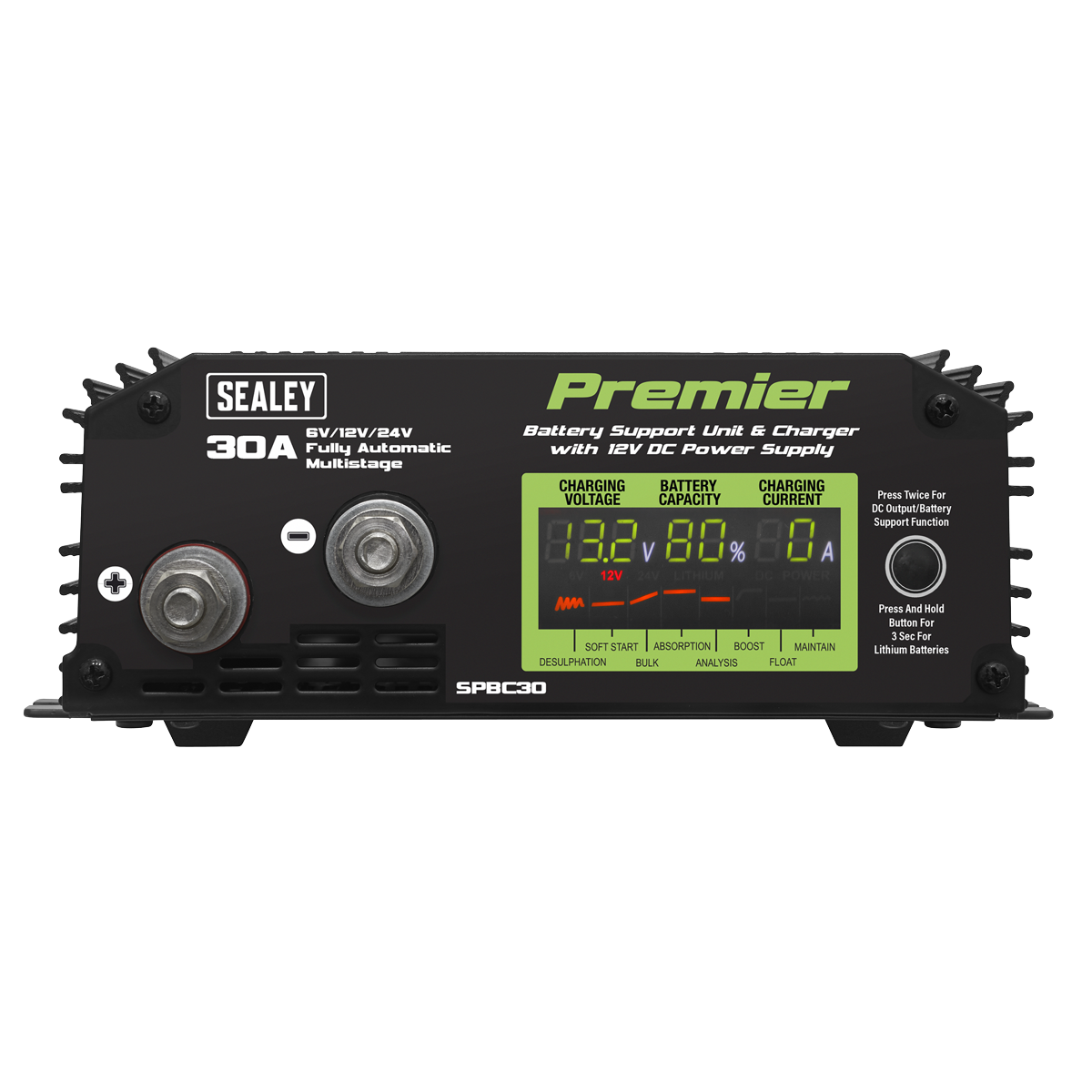 Battery Support Unit Charger & Maintainer 30A SPBC30