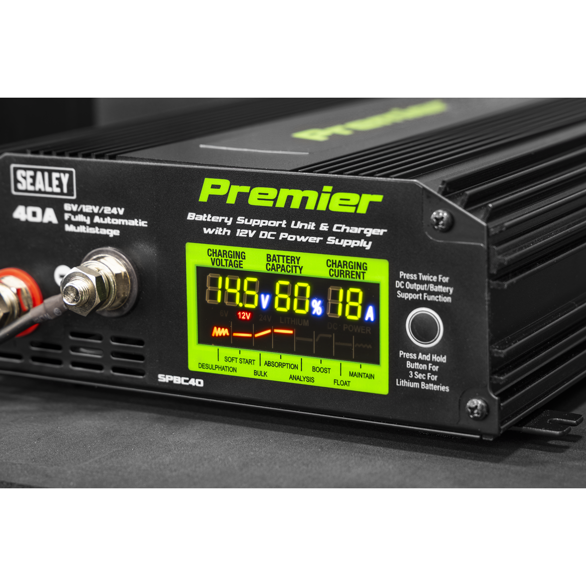 Battery Support Unit Charger & Maintainer 40A SPBC40