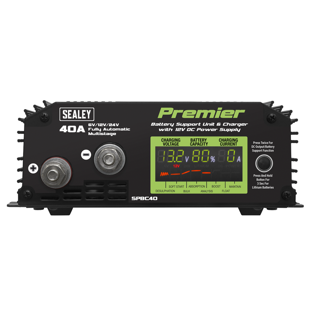 Battery Support Unit Charger & Maintainer 40A SPBC40