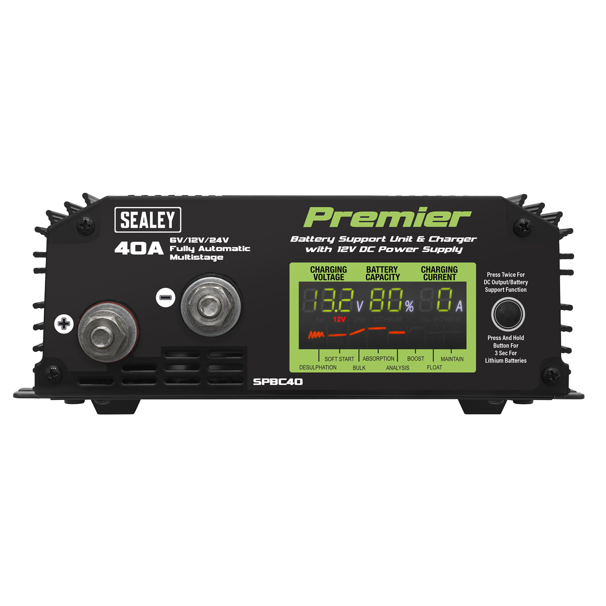 Battery Support Unit Charger & Maintainer 40A SPBC40
