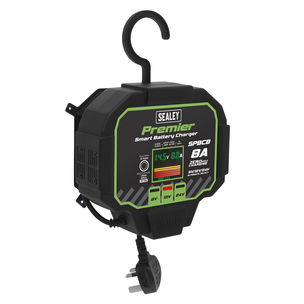 Fully Automatic Battery Charger & Maintainer 8A SPBC8
