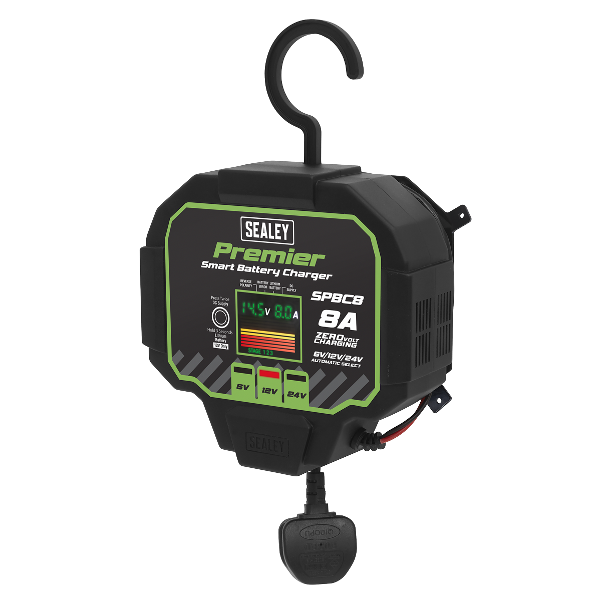 Fully Automatic Battery Charger & Maintainer 8A SPBC8