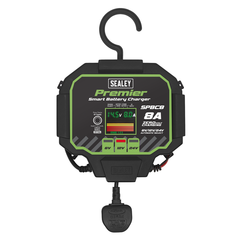 Fully Automatic Battery Charger & Maintainer 8A SPBC8