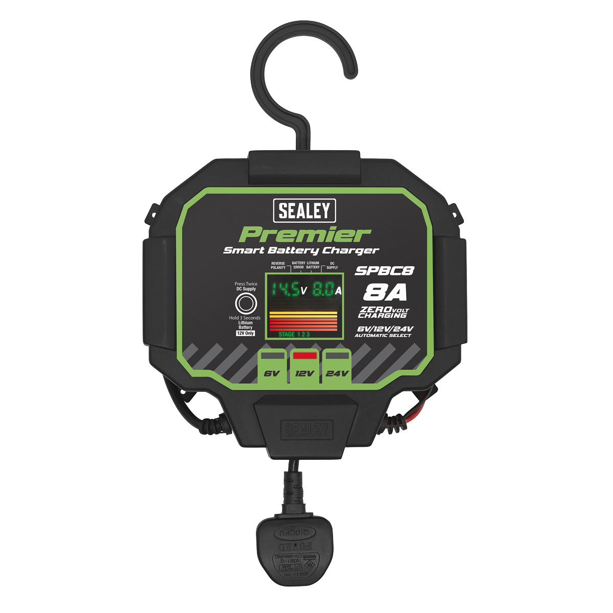 Fully Automatic Battery Charger & Maintainer 8A SPBC8