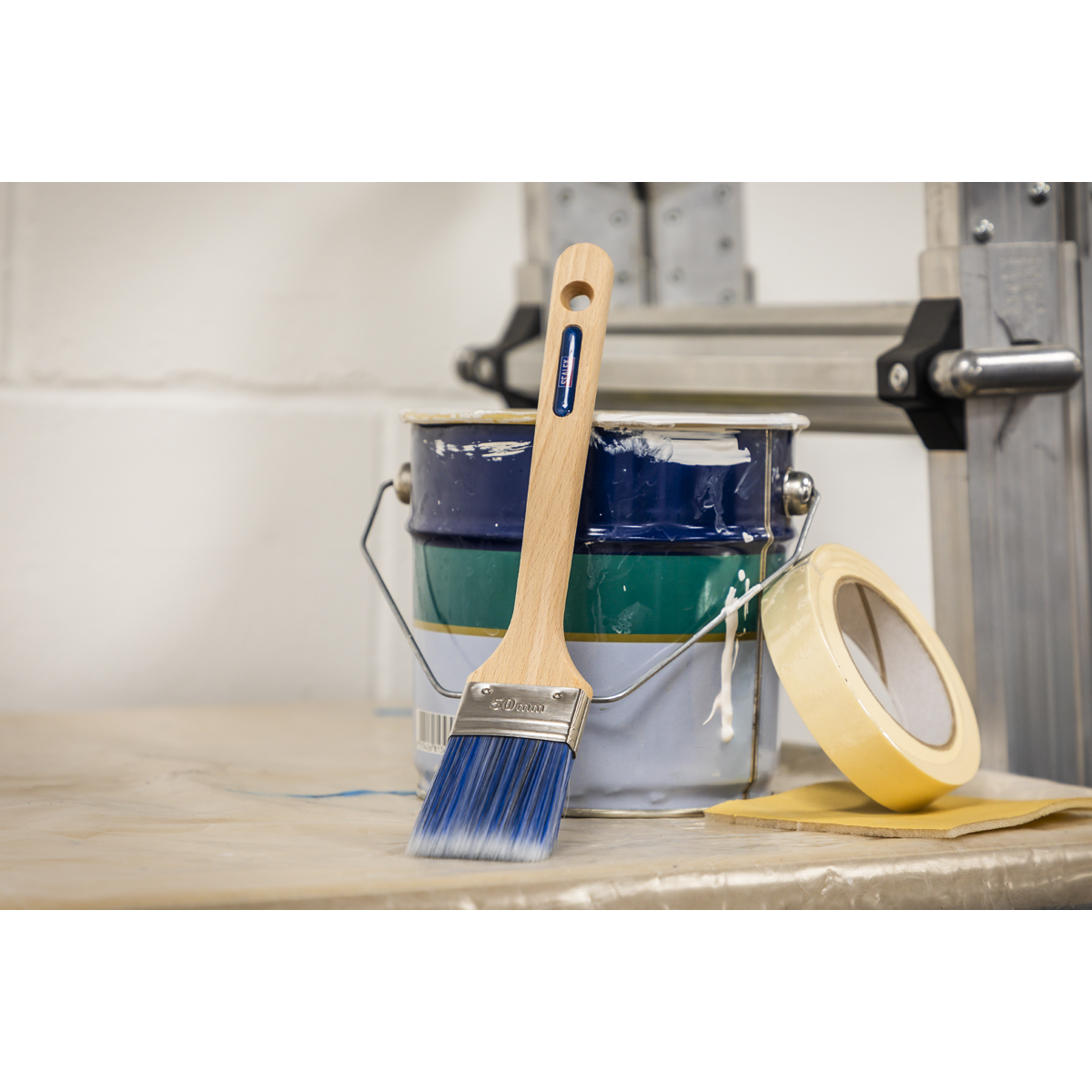 Wooden Handle Radiator Paint Brush 50mm SPBR50