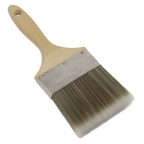 Wooden Handle Paint Brush 100mm SPBS100W