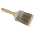 Wooden Handle Paint Brush 100mm SPBS100W