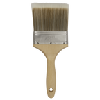 Wooden Handle Paint Brush 100mm SPBS100W
