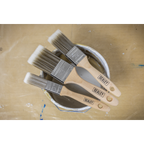 Wooden Handle Paint Brush Set 3pc SPBS3W