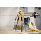 Wooden Handle Paint Brush Set 5pc SPBS5W