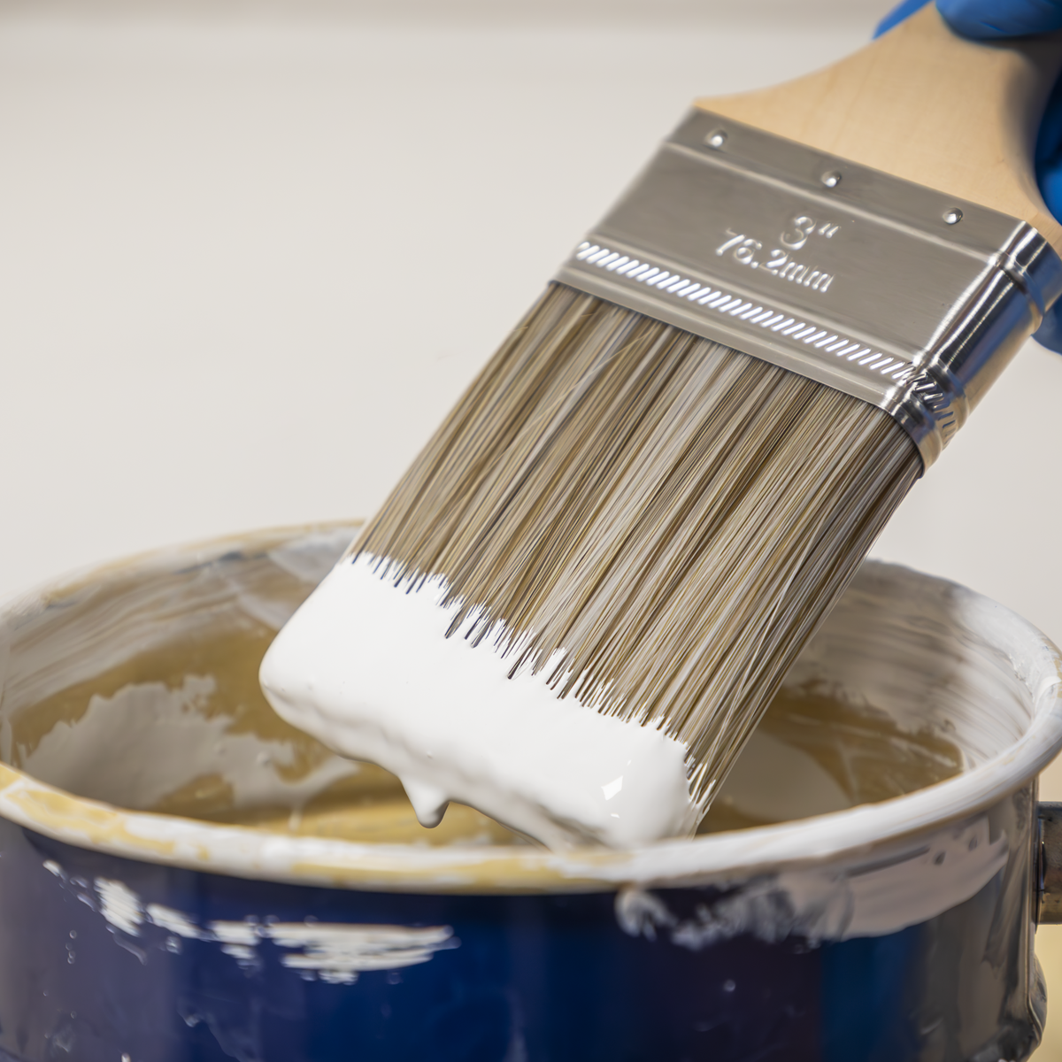 Wooden Handle Paint Brush 76mm SPBS76W