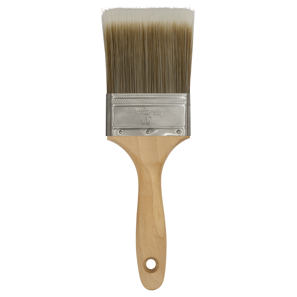 Wooden Handle Paint Brush 76mm SPBS76W