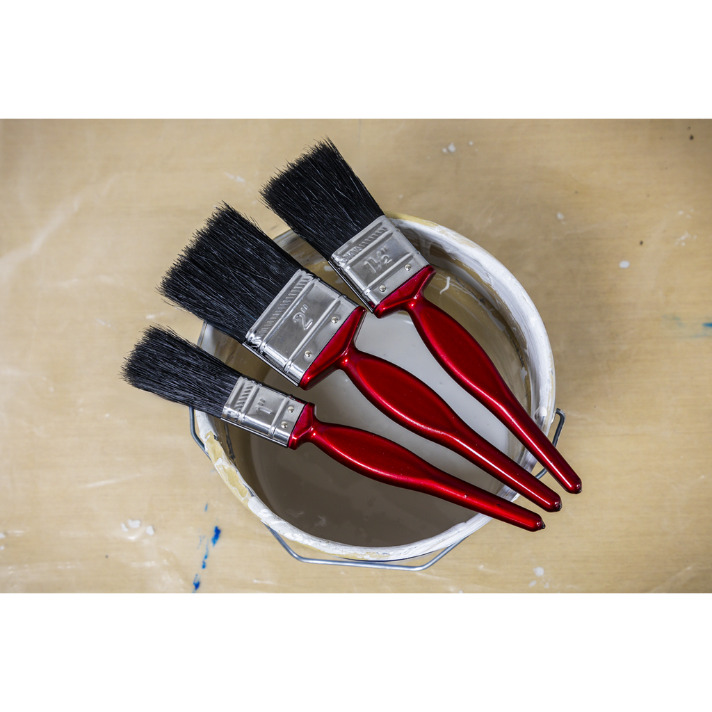 Pure Bristle Paint Brush Set 9pc SPBS9