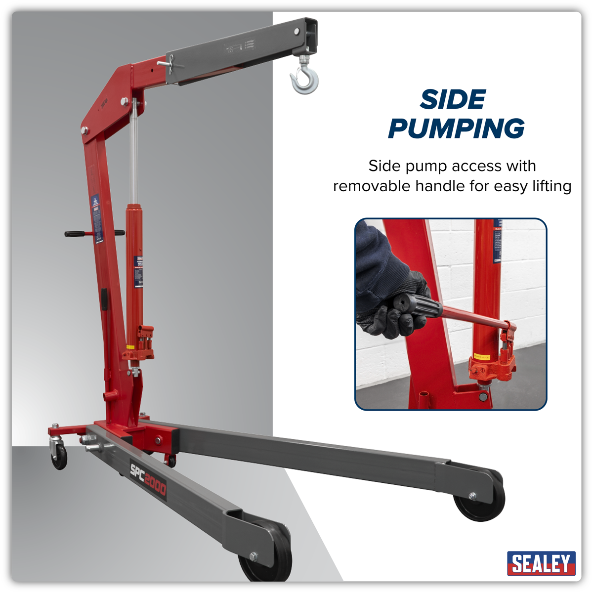 Folding Engine Crane 2 Tonne SPC2000