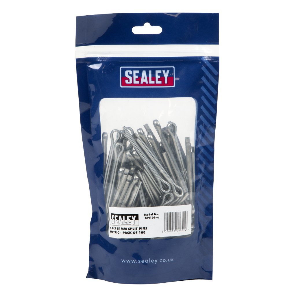 Split Pin 4.8 x 51mm - Pack of 100 SPI109
