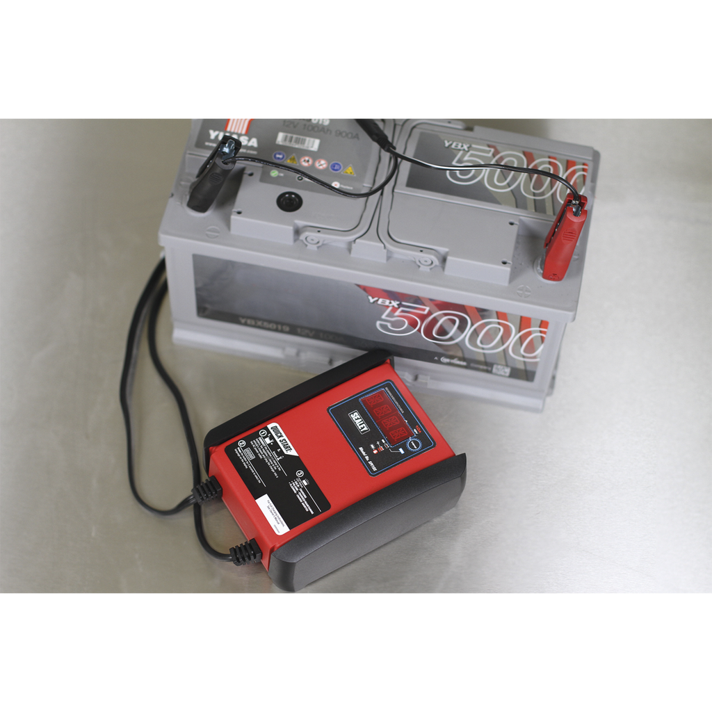 12V Intelligent Speed Charge Battery Charger/Maintainer 10A SPI10S