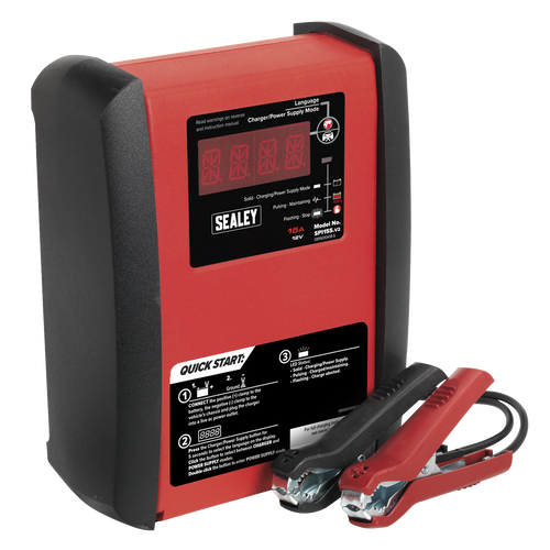 12V Intelligent Speed Charge Battery Charger/Maintainer 15A SPI15S