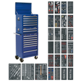 Tool Chest Combination 14 Drawer with 1179pc Tool Kit - Blue SPTCCOMBO1