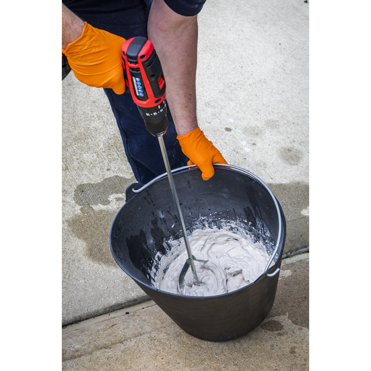 Hex Shank Mixer Paddle 100 x 600mm SR701