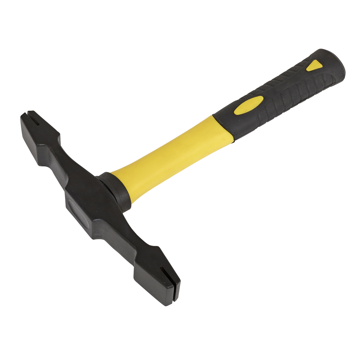 Double Ended Scutch Hammer with Fibreglass Handle SR707
