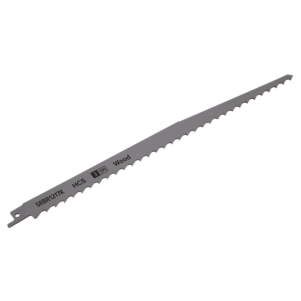 Reciprocating Saw Blade for Pruning & Coarse Wood 300mm 3tpi - Pack of 5 SRBR1217K