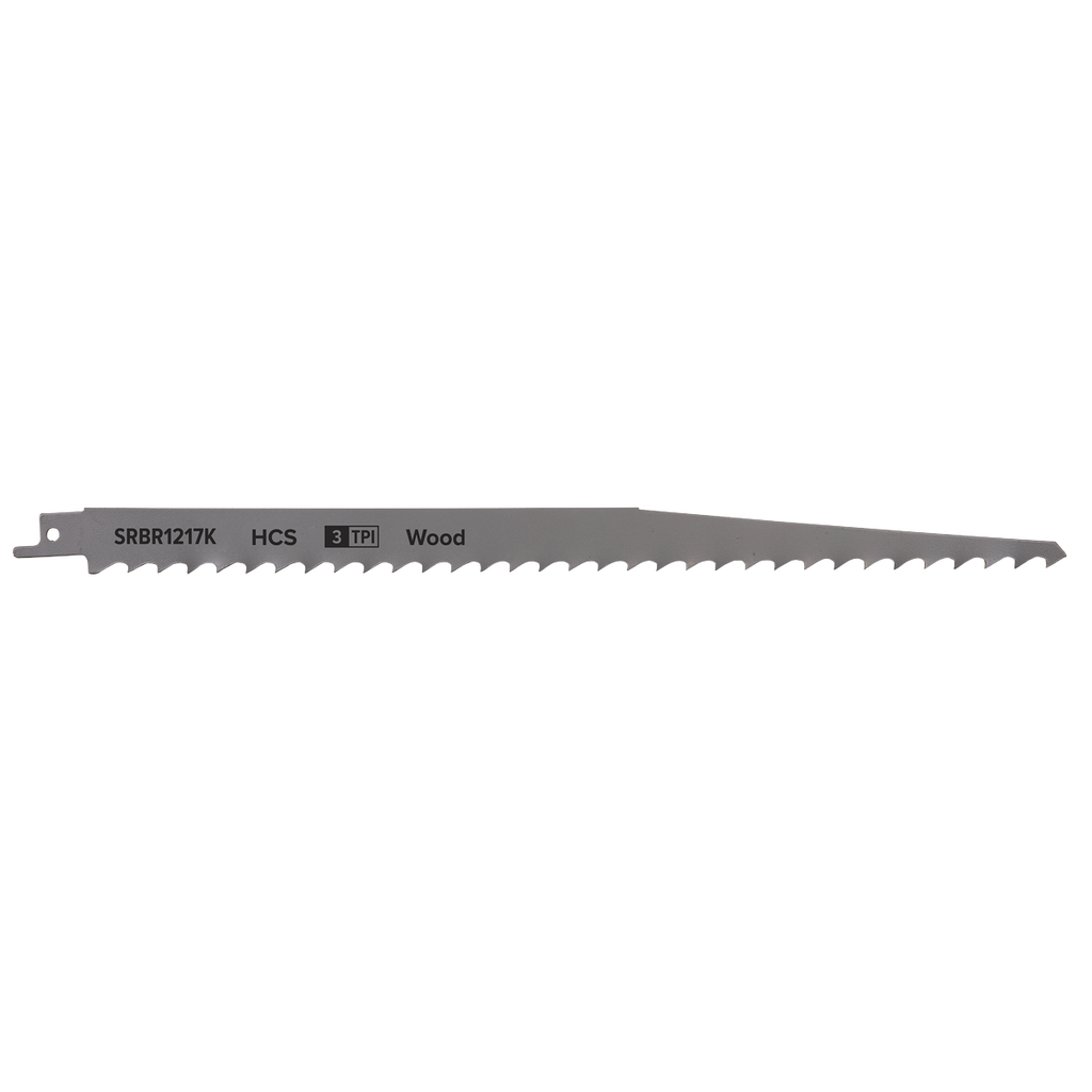 Reciprocating Saw Blade for Pruning & Coarse Wood 300mm 3tpi - Pack of 5 SRBR1217K