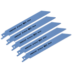 Reciprocating Saw Blade for Metal 150mm 18tpi - Pack of 5 SRBR622EF