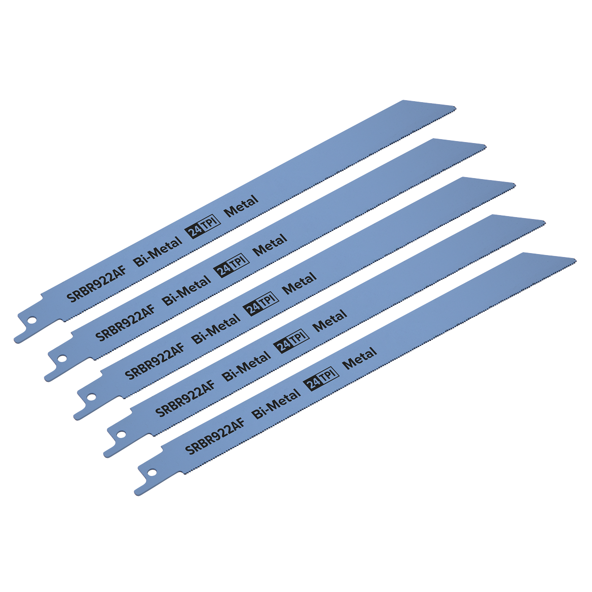 Reciprocating Saw Blade for Metal 230mm 24tpi - Pack of 5 SRBR922AF