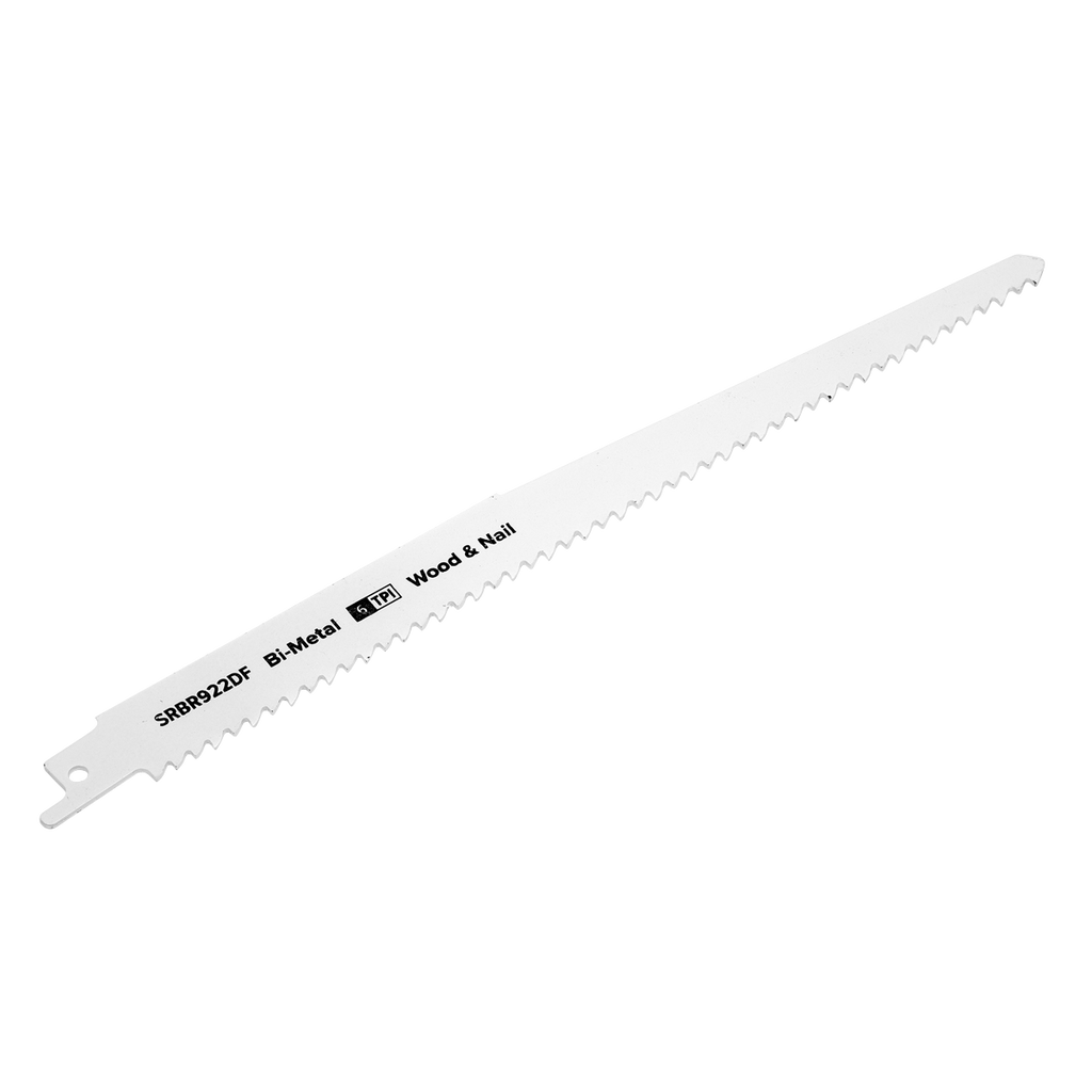 Reciprocating Saw Blade for Wood & Nails 230mm 6tpi - Pack of 5 SRBR922DF