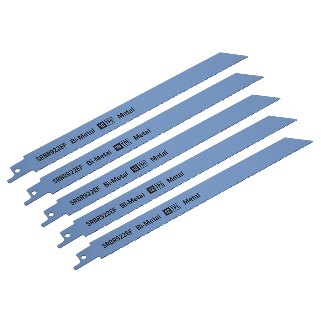 Reciprocating Saw Blade for Metal 230mm 18tpi - Pack of 5 SRBR922EF