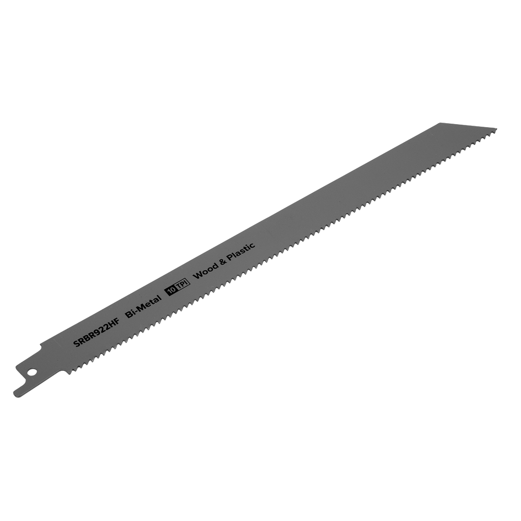 Reciprocating Saw Blade for Wood & Plastics 230mm 10tpi - Pack of 5 SRBR922HF