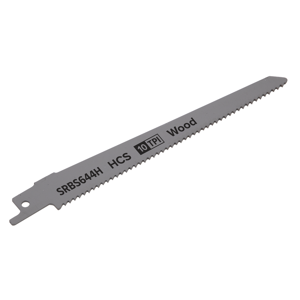 Reciprocating Saw Blade for Clean Wood 150mm 10tpi - Pack of 5 SRBS644H